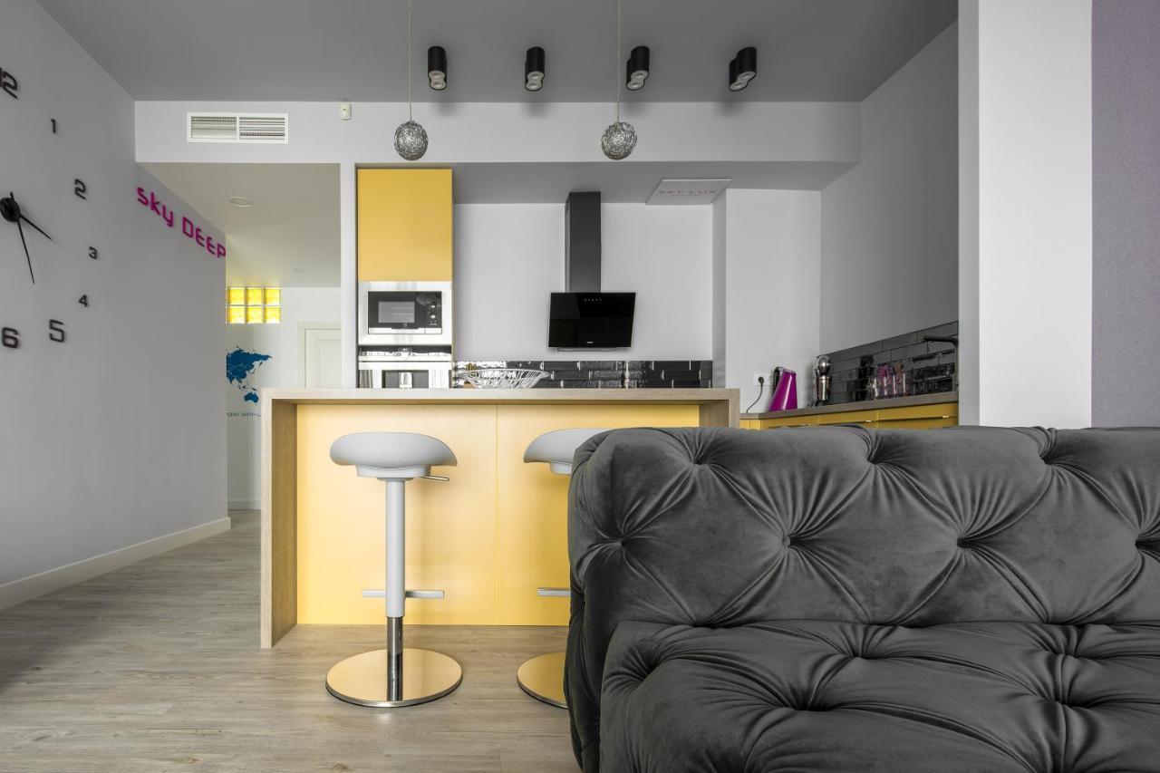 Sky Deep Jacuzzi 30 Floor Apartamento Klaipėda Exterior foto